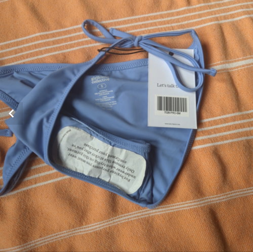 Girlfriend Collective Provence Dive String Bikini Bottom - Picture 5 of 6